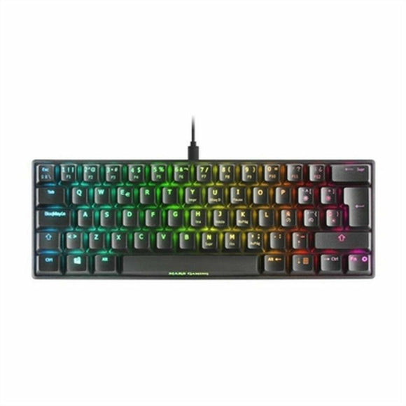 Teclado Gaming Mars Gaming MKMINIRES Negro Qwerty Español - HAMISHOP07