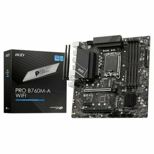 Placa Base MSI MB PRO B760M-A WIFI LGA 1700 Intel Intel B760 - HAMISHOP07