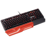 Teclado A4 Tech Naranja Negro Rojo Multicolor Monocromo Inglés QWERTY - HAMISHOP07