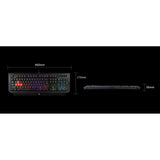 Teclado A4 Tech B120N Negro Multicolor - HAMISHOP07