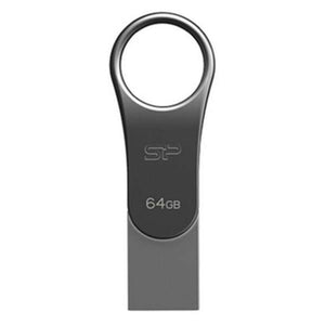 Memoria USB Silicon Power C80 64 GB Negro titanio - HAMISHOP07