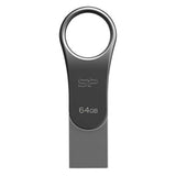 Memoria USB Silicon Power C80 64 GB Negro titanio - HAMISHOP07