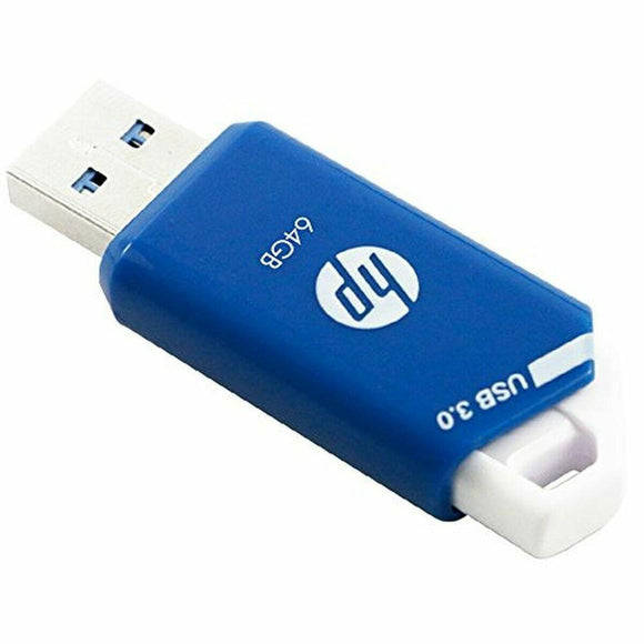 Memoria USB HP HPFD755W-64 64 GB Azul - HAMISHOP07