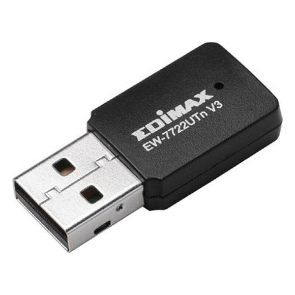 Tarjeta de Red Wifi USB Edimax Desconocido 300 Mbps - HAMISHOP07