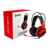 Auriculares con Micrófono Gaming MSI DS501 Rojo - HAMISHOP07