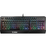 Teclado Gaming MSI Vigor GK20 Negro LED RGB Qwerty Español - HAMISHOP07