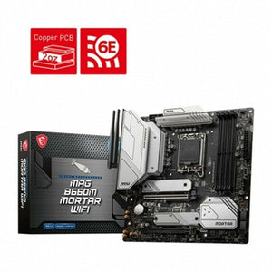 Placa Base MSI MAG B660M MORTAR WIFI DDR4 mATX DDR5 LGA 1700 Intel - HAMISHOP07