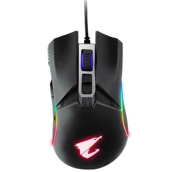 Ratón Gaming Gigabyte AORUS M5 RGB 16000 DPI Negro - HAMISHOP07