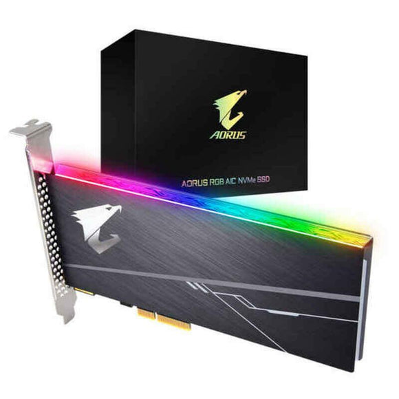 Disco Duro Gigabyte AORUS NVME PCIE GEN4 AIC 4.0 M.2 SSD RGB - HAMISHOP07