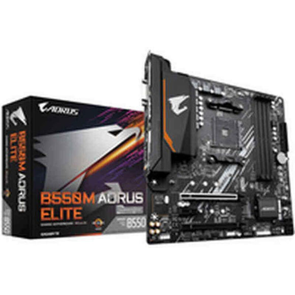 Placa Base Gigabyte B550M AORUS ELITE mATX AM4 AMD AM4 AMD AMD B550 - HAMISHOP07