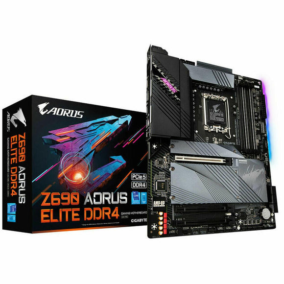 Placa Base Gigabyte Z690 AORUS ELITE DDR4 (rev. 1.0) DDR4 ATX 1700 Intel LGA 1700 - HAMISHOP07