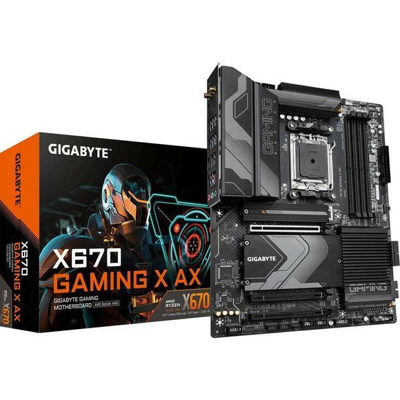 Placa Base Gaming Gigabyte X670 GAMING X AX AMD AM5 AMD - HAMISHOP07