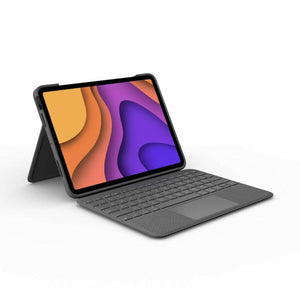 Teclado Logitech iPad Air 2020 Gris Qwerty Español - HAMISHOP07