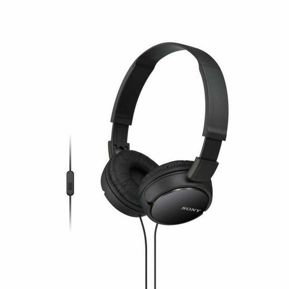 Auriculares con Micrófono Sony MDR-ZX110AP Negro - HAMISHOP07