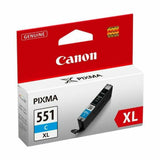 Cartucho de Tinta Compatible Canon CLI-551C XL IP7250/MG5450 Cyan Cian - HAMISHOP07