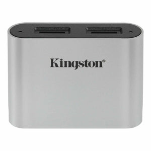 Lector de Tarjetas Kingston WFS-SDC Gris Negro/Plateado - HAMISHOP07