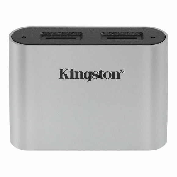 Lector de Tarjetas Kingston WFS-SDC Gris Negro/Plateado - HAMISHOP07