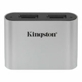 Lector de Tarjetas Kingston WFS-SDC Gris Negro/Plateado - HAMISHOP07