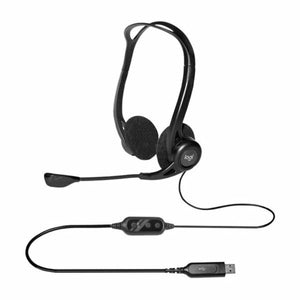 Auriculares con Micrófono Logitech 981-000100 Negro - HAMISHOP07