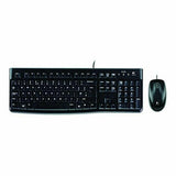 Teclado y Ratón Óptico Logitech 920-002550 USB Negro Qwerty Español - HAMISHOP07