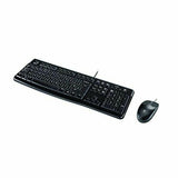 Teclado y Ratón Óptico Logitech 920-002550 USB Negro Qwerty Español - HAMISHOP07