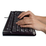 Teclado y Ratón Óptico Logitech 920-002562 1000 dpi USB Negro Qwerty US Qwerty UK - HAMISHOP07