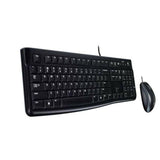 Teclado y Ratón Óptico Logitech 920-002562 1000 dpi USB Negro Qwerty US Qwerty UK - HAMISHOP07