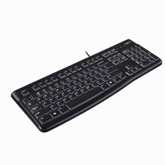 Teclado Logitech K120 USB Qwerty Español Negro Español - HAMISHOP07