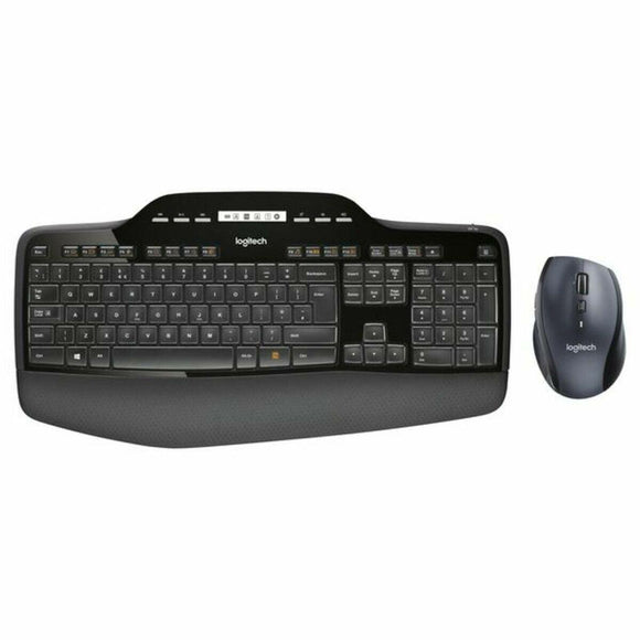 Teclado y Ratón Inalámbrico Logitech 920-002437 Negro Español Qwerty Español QWERTY - HAMISHOP07