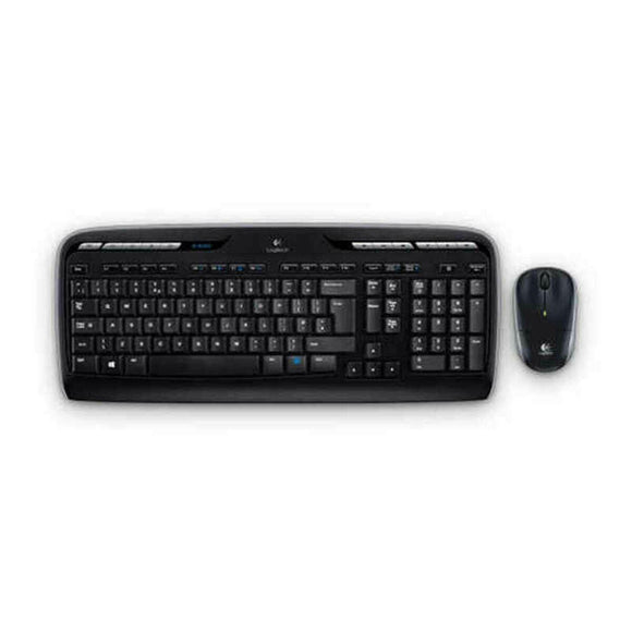 Teclado y Ratón Inalámbrico Logitech MK330 Negro Español Qwerty Español - HAMISHOP07