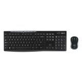 Teclado y Ratón Inalámbrico Logitech MK270 Negro Español Qwerty Español - HAMISHOP07