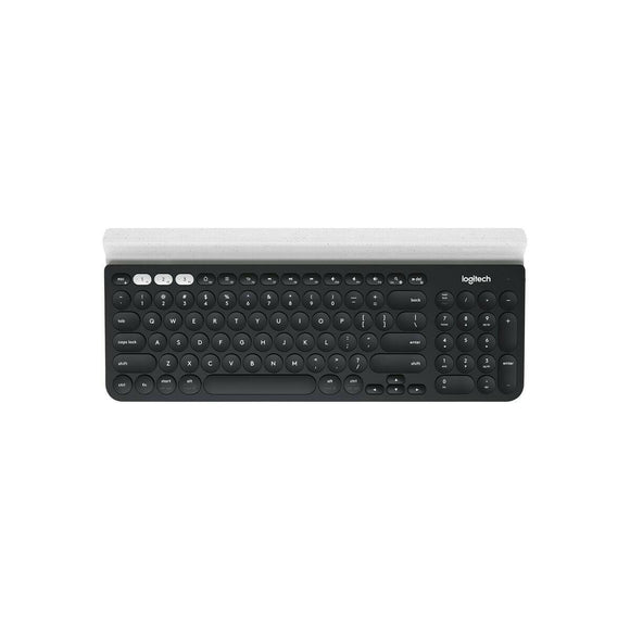 Teclado Logitech K780 Inglés Blanco Negro Gris Blanco/Gris QWERTY - HAMISHOP07