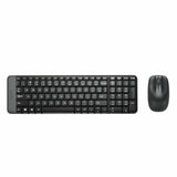 Teclado y Ratón Inalámbrico Logitech MK220 Francés Negro AZERTY - HAMISHOP07