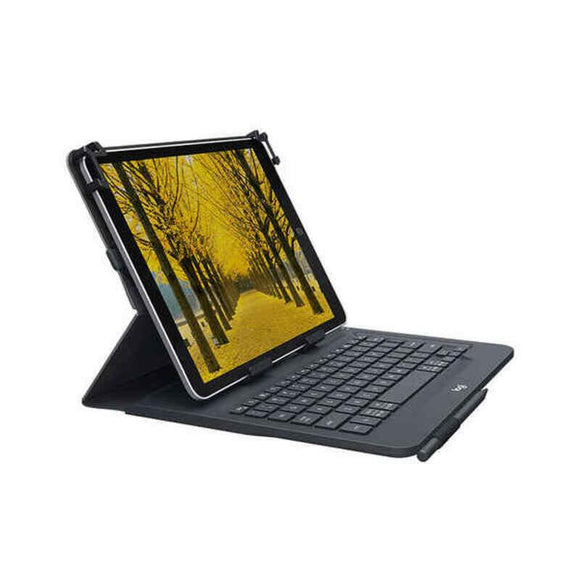 Teclado Bluetooth con Soporte para Tablet Logitech Universal Folio Español Negro Qwerty Español - HAMISHOP07