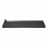 Teclado Logitech Craft Negro Inalámbrico Bluetooth AZERTY Plateado - HAMISHOP07