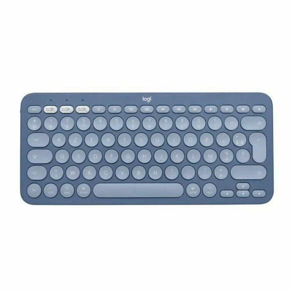 Teclado Inalámbrico Logitech K380 Azul Francés AZERTY - HAMISHOP07