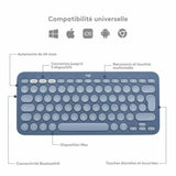 Teclado Inalámbrico Logitech K380 Azul Francés AZERTY - HAMISHOP07