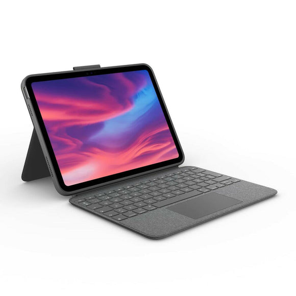 Funda para Tablet y Teclado Logitech Combo Touch Gris Qwerty Español - HAMISHOP07