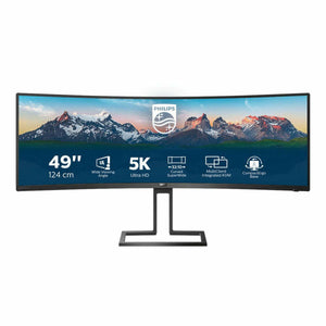 Monitor Philips 498P9/00 49" LCD 49" LED VA LCD Flicker free 50-60  Hz