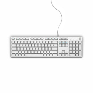 Teclado Dell KB216 Blanco QWERTY - HAMISHOP07