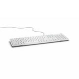 Teclado Dell KB216 Blanco QWERTY - HAMISHOP07