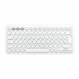 Teclado Inalámbrico Logitech 920-010401 Blanco Qwerty Español - HAMISHOP07