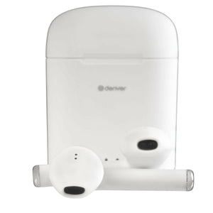 Auriculares Denver Electronics TWE-46 Blanco - HAMISHOP07