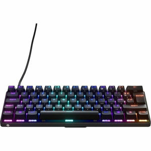 Teclado AZERTY SteelSeries Apex 9 mini Negro Francés AZERTY - HAMISHOP07