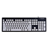 Teclado Esperanza EK130K Negro Negro/Plateado Plateado QWERTY - HAMISHOP07