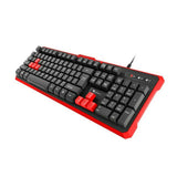 Teclado Natec RHOD 110 Negro Rojo Negro/Rojo - HAMISHOP07