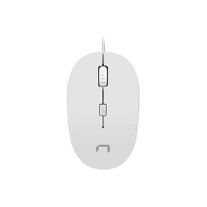 Ratón con Cable y Sensor Óptico Natec Sparrow 1200 DPI Blanco - HAMISHOP07