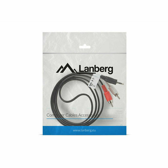 Cable Jack Lanberg CA-MJRC-10CC-0015-BK 1,5 m Negro - HAMISHOP07