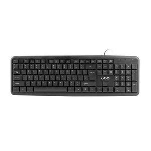 Teclado Ugo ASKJA K110 US Negro QWERTY - HAMISHOP07