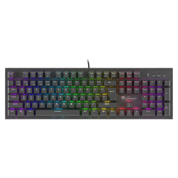 Teclado Gaming Genesis Thor 300 RGB RGB Negro Qwerty Español - HAMISHOP07